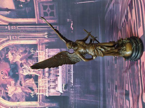 Немезіда богиня возмездия. Бронзова статуєтка скульптура бронза . 57 см 00000092 фото