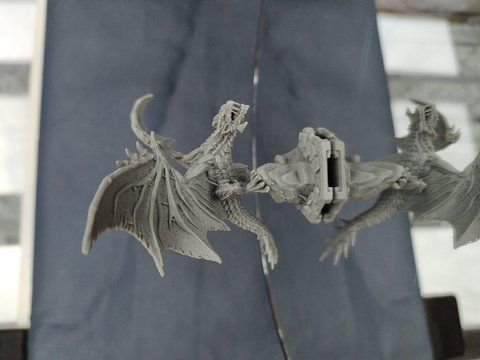 Модель фігурка , А7, Дракон, 60х90 мм, під фарбування 60000014 фото