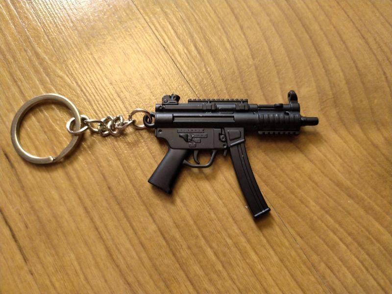 Heckler & Koch MP5 пистолет пулемет брелок металл 60 мм 00000271 фото