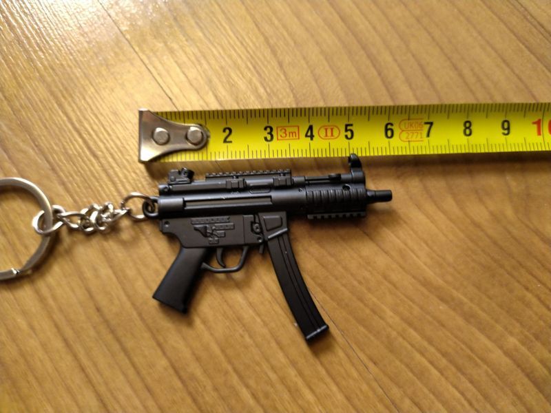 Heckler & Koch MP5 пистолет пулемет брелок металл 60 мм 00000271 фото