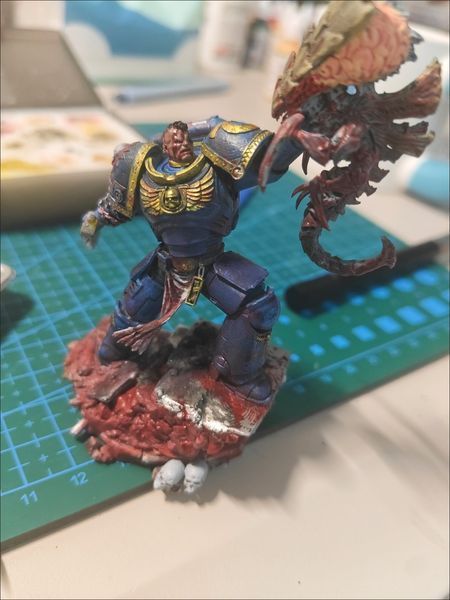 Модель ,фігурка, А21 warhammer, під фарбування, смола 60000041 фото