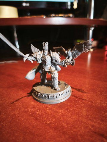 Модель, фигурка ,А25 Warhammer 70 мм ,под покраску, смола ,брак 60000045 фото