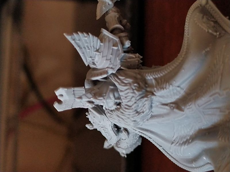 Модель, фигурка ,А25 Warhammer 70 мм ,под покраску, смола ,брак 60000045 фото