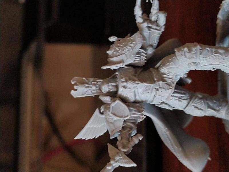Модель, фигурка ,А25 Warhammer 70 мм ,под покраску, смола ,брак 60000045 фото