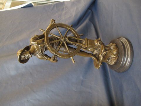 Моряк Капітан Бронзова статуетка бронза 43 см 00000020 фото