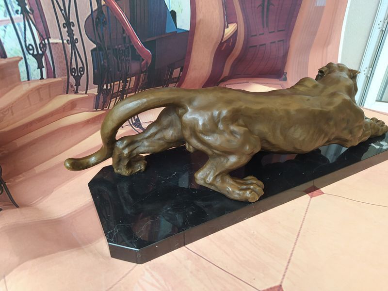Пантера . Велика бронзова скульптура . Milo 62 см 00000065 фото
