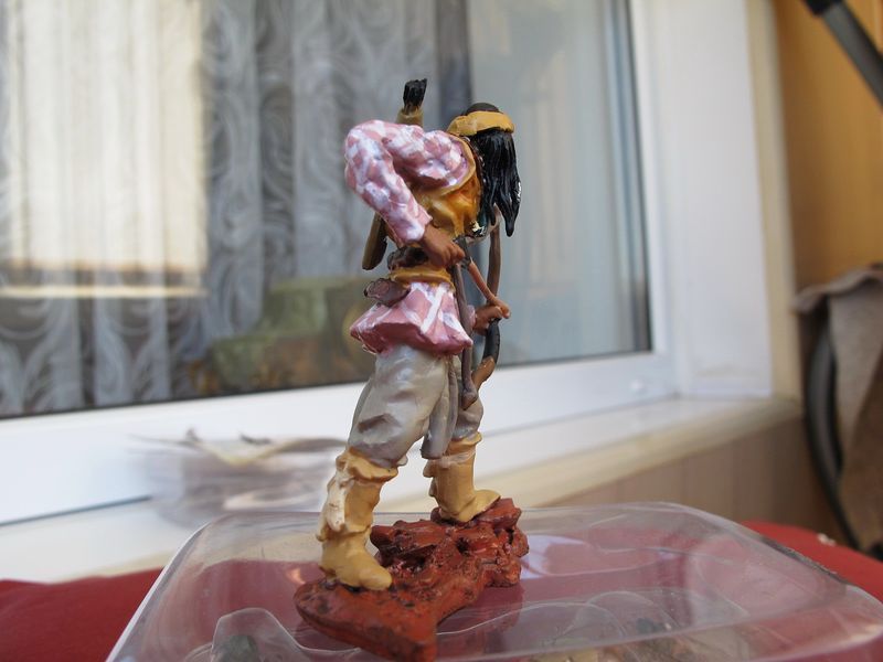 Індіанець, Geronimo, олов'яний солдат, 70 см. Hobby&Work , Італія 60000004 фото