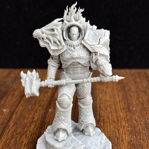 Модель, фигурка ,А29 , Примарх Вулкан Warhammer ,100 мм,под покраску, смола 60000056 фото