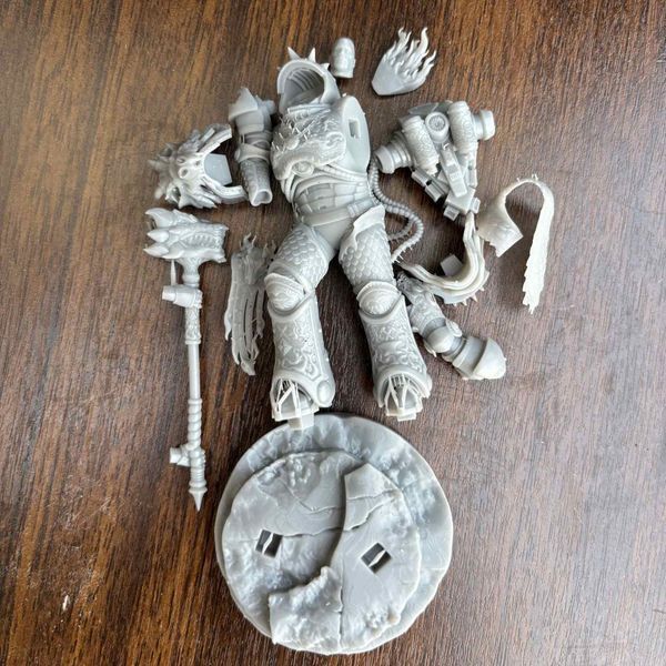 Модель, фигурка ,А29 , Примарх Вулкан Warhammer ,100 мм,под покраску, смола 60000056 фото